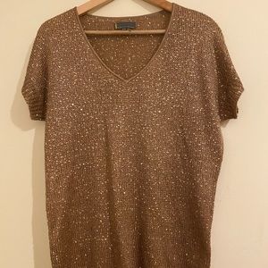 Dressy sequins shirt -fits large